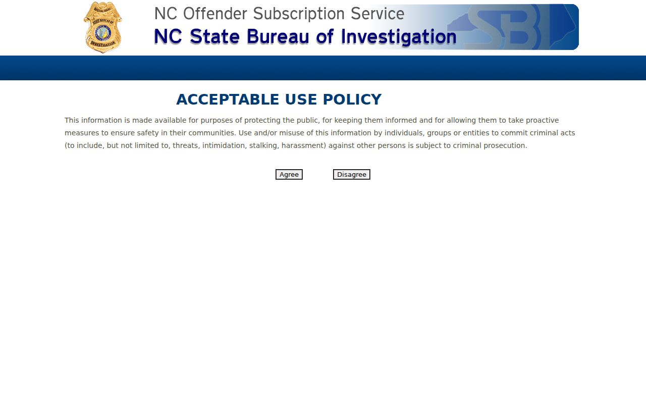 Anson County sex offender registry email alert signup